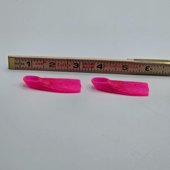 Barbie Hot Pink Glitter Flippers - Picture 3 of 4